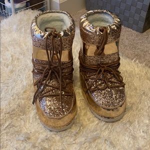 Rose Gold Moon Boots
